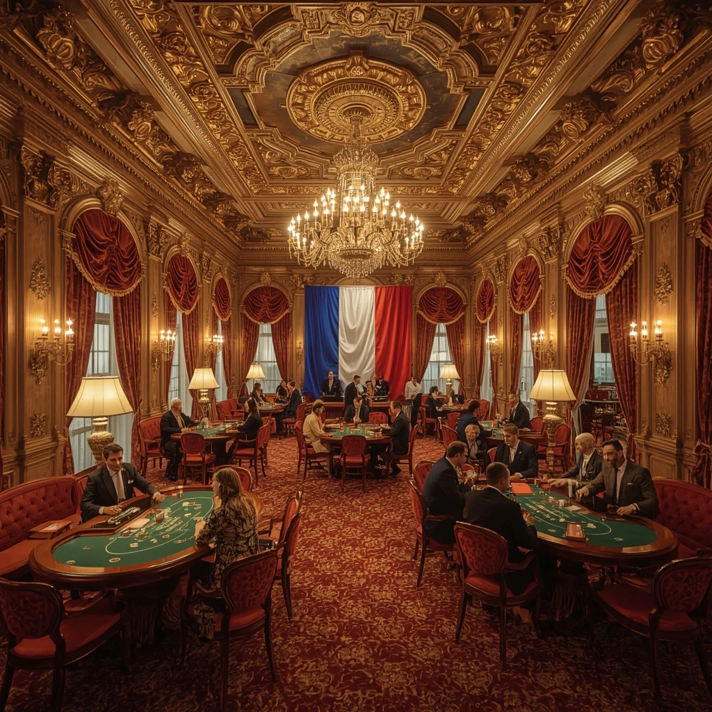 Le casino et le drapeau français JACKPOT CITY CASINO